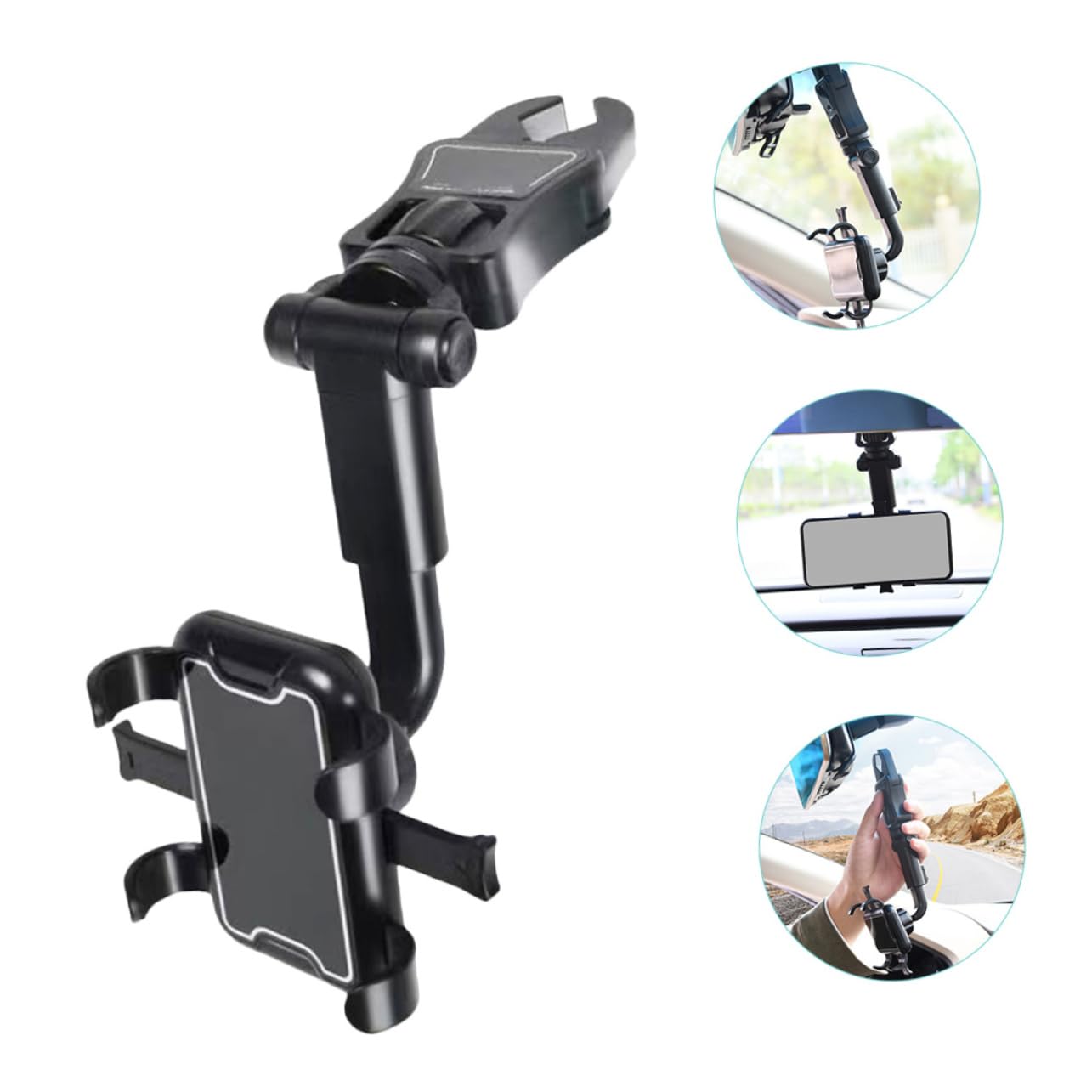 Hemobllo 2pezzi Telefonico Per Auto Smartphone Per Specchietto Retrovisore Accessorio Multifunzionale Per Compatibile Smartphone e -
