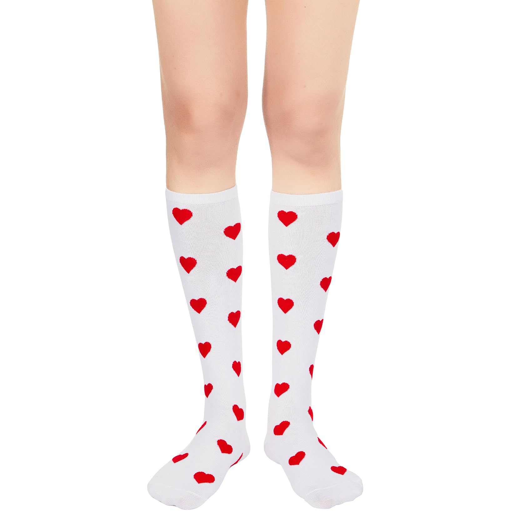 Komorebi Knee High Socks for Women Long High Stripes Socks
