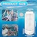 Hynrhnd Fishing Traps Bait Cage Crawler Bait Box 0.65 Gallon Large Sturdy PVC Capacity Bait Box for Fishing and Crabbing with White Rope