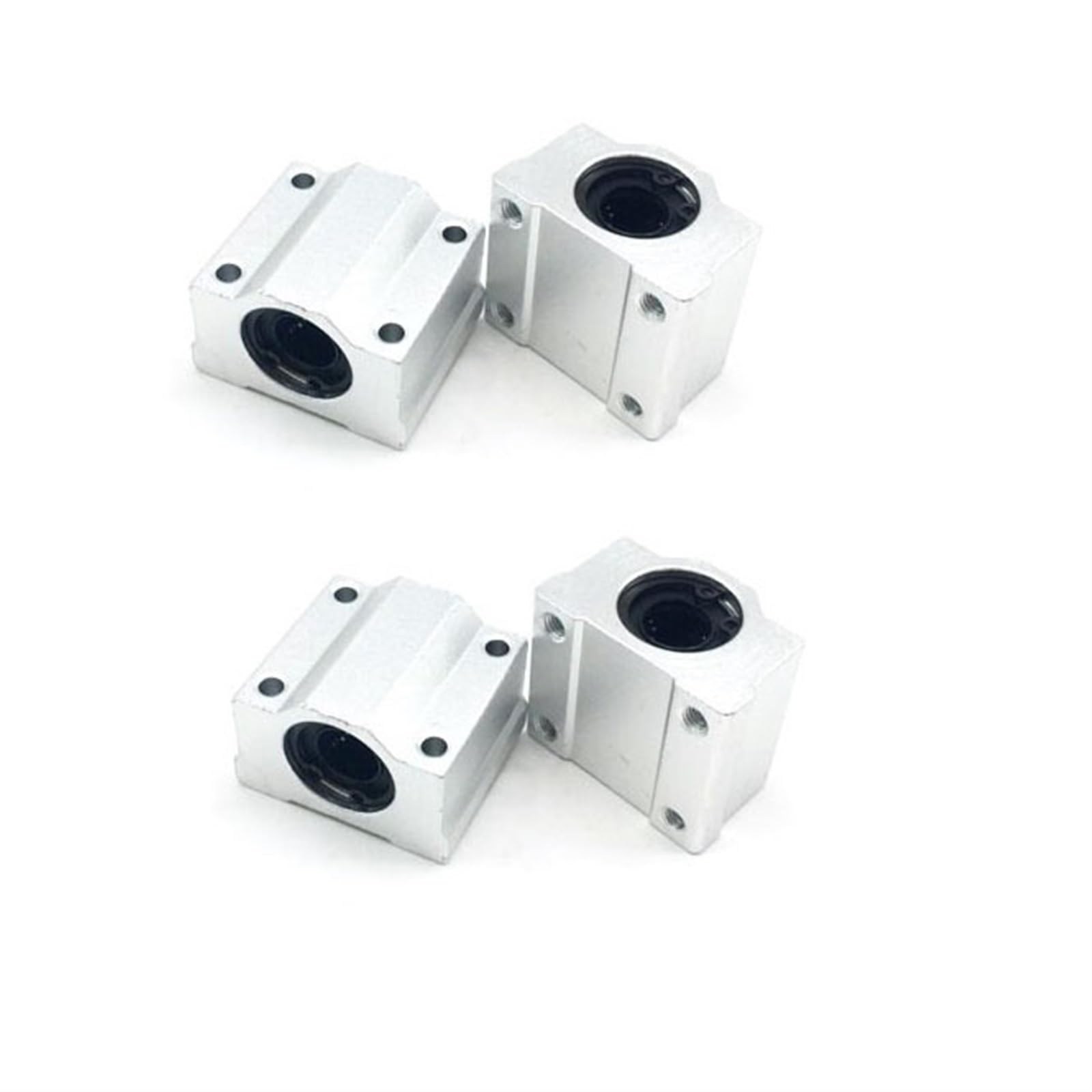 rail linéaire 4 pièces bloc de glissière de roulement linéaire SCS16UU douille de bloc de glissière 16mm rail de guidage d'arbre linéaire roulements à billes bloc de glissière guide à glissière