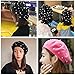 2021 Vintage Pearl Wool Beret Hat Lady Fashion Artist Hat (Caramel)