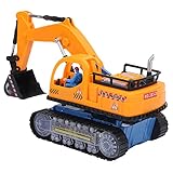 Esta excavadora de juguete a control remoto no solo se puede usar como juguetes para niños, sino que también como modelo para decorar tu habitación, es el mejor regalo para tus hijos.