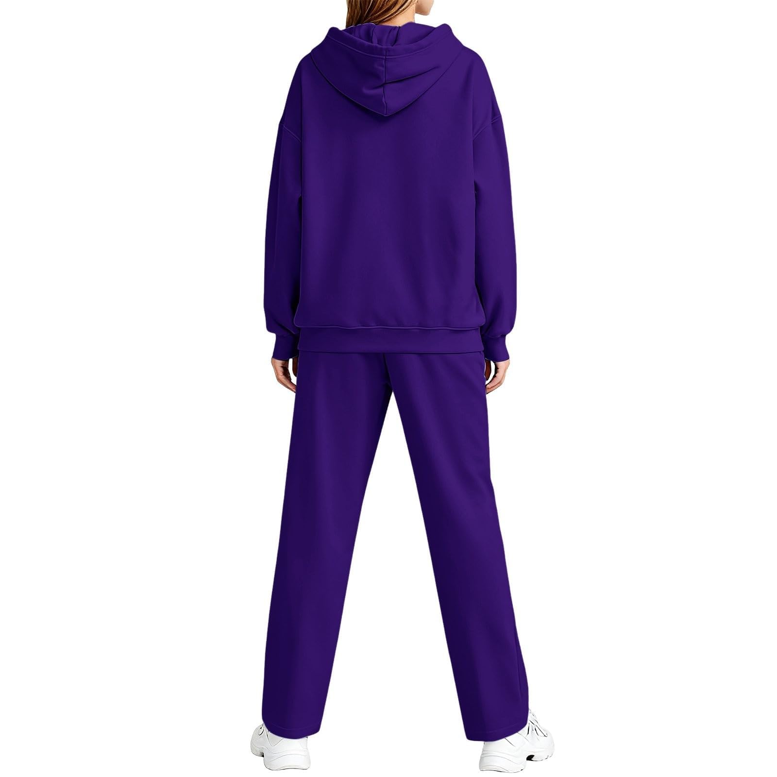 2 Piezas Mujer Trabajo Cintura del Imperio Invierno Atuendo Manga Larga Simple Confortable Color Sólido Cuello