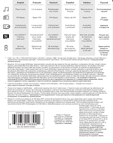 Image of SanDisk Clip Jam 8GB MP3 Player - Red