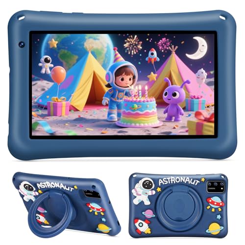 Brillar Tablet para niños 7 Pulgadas, Android 13,8GB RAM + 64GB (Ampliable 256GB),...