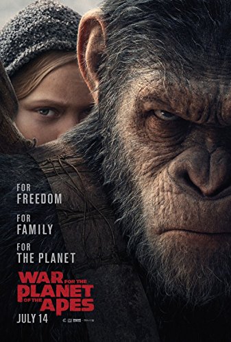 WAR FOR THE PLANET OF THE APES (2017) Original Movie Poster 27x40 - Dbl-Sided - Judy Greer - Woody Harrelson - Andy Serkis - Steve Zahn