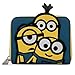 Loungefly Triple Minion Zip Around Wallet