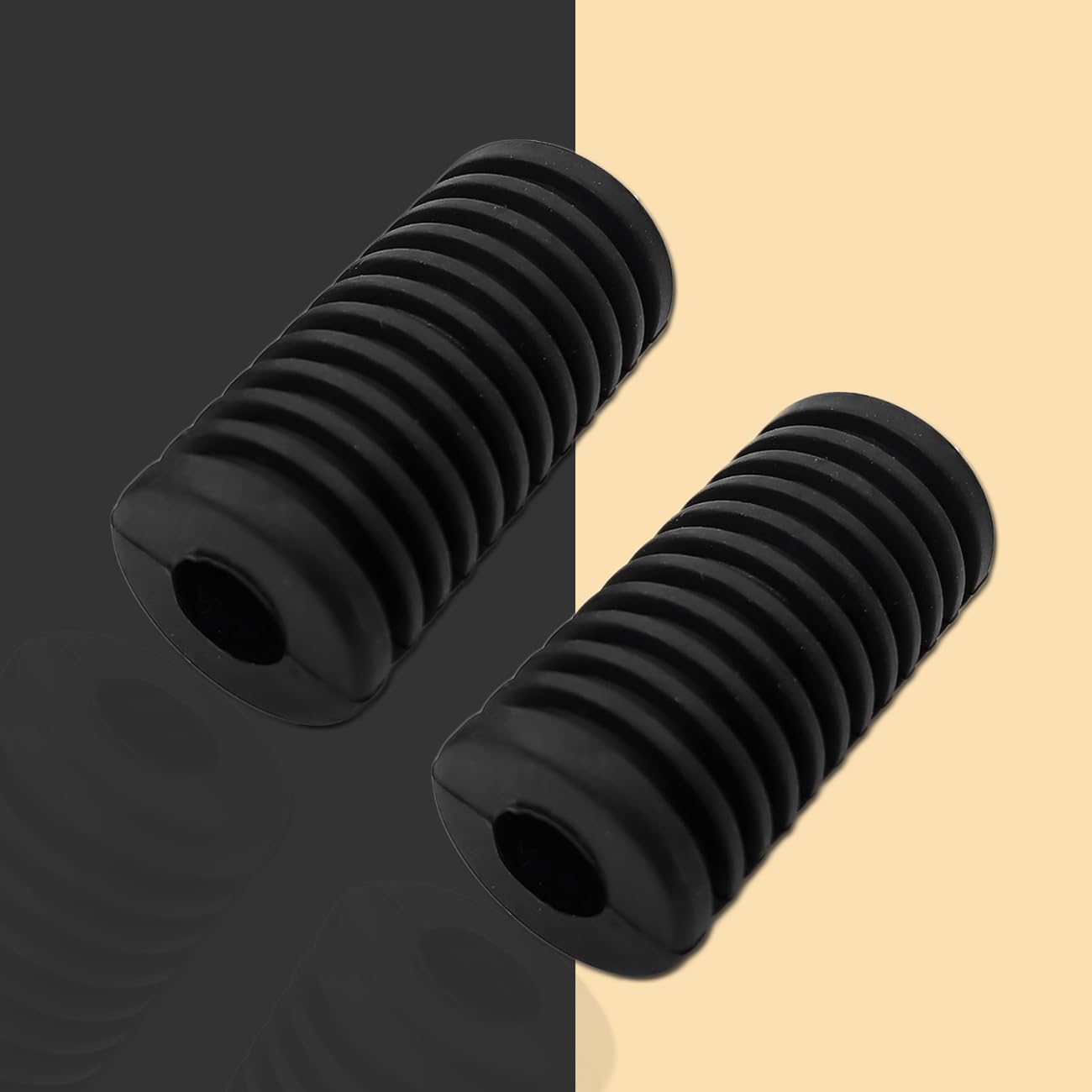 GITOBEHA 2PCS Otorcycle Gear Shifter Cover Universal Shift Lever Pedal Rubber Cover Kick Start