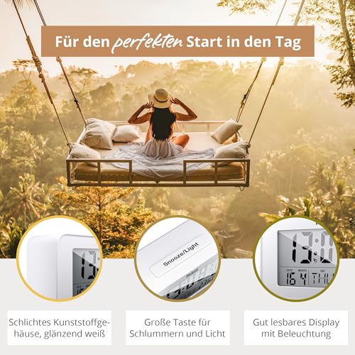 Mebus 51461 Sveglia Radiocontrollata Digitale - 5