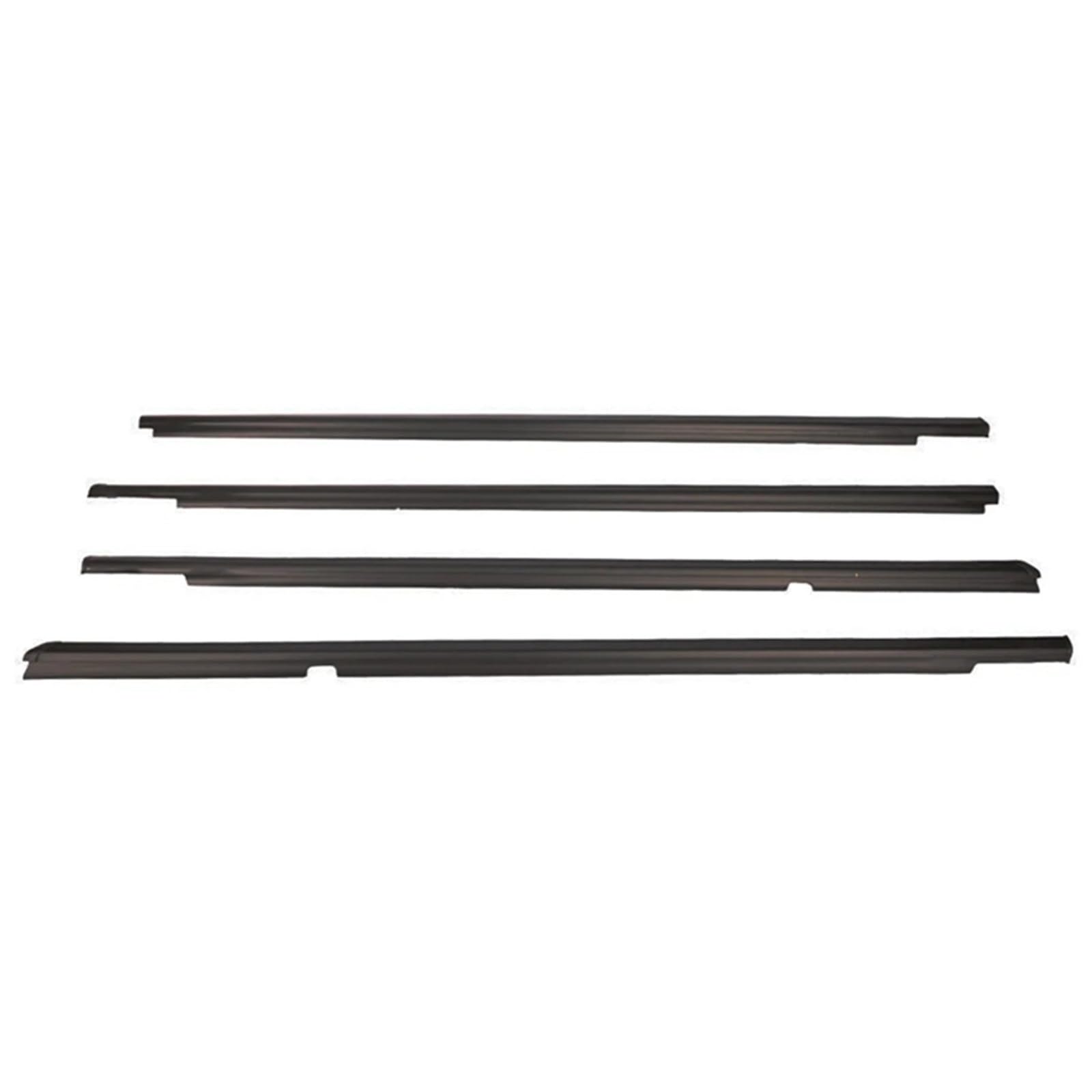 Glilar One Color Automotive Window Seals Compatible With Mitsubishi For Lancer For Sportback Cx 2009-2014 Car Outer Door Windows Rubber Weatherstrip 5727A005 5727A006