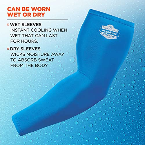 Image of Ergodyne Chill Its 6690 Cooling Arm Sleeves, Sized for Men and Women, UPF 50+ Sun Protection