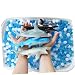SENSORY4U Ocean Water Beads Swimming with Sharks Sensory Kit - Large Shark Toys Included - Dew Drops Offer Great Fine Motor Skills and Sensory Bin Kit for Kids