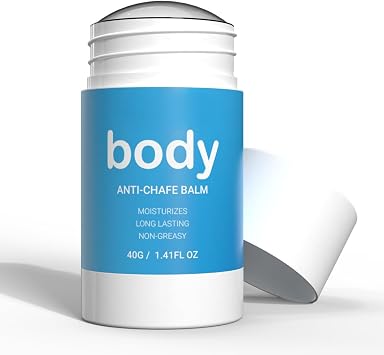 Anti Chafe Stick | Water & Sweat Proof Balm for Friction | Non-Greasy Chafe Stick to Prevent Skin Rubbing | Travel Size Anti Friction Cream for Runners & Cyclists | Smooth Skin Body Cream | 1Pcs