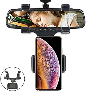 Cell Phone Holder, Car Mount Holder Car Rearview Mirror Mount Holder Truck Auto