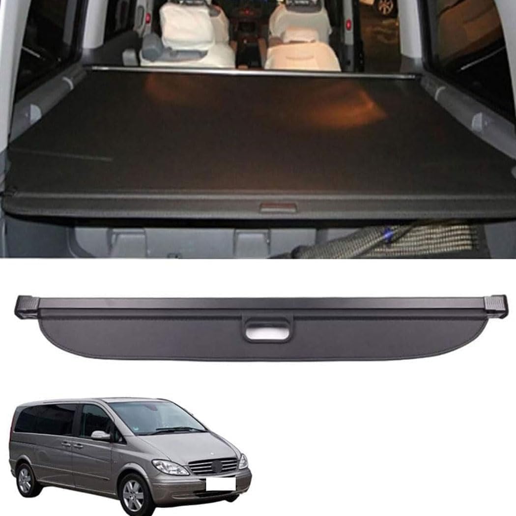 Cubreobjetos retráctil maletero Benz Vito Viano 2010-2015 cubierta trasera extensible