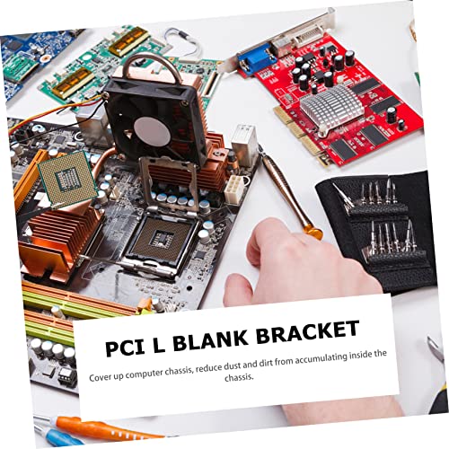 Mikikit 20pcs Placa de Ranura PCI Ventilada para Cubiertas de Ranura PCI para Gabinete de Computadora, Soporte Fácil de Instalar y Deflector de Ventilación miniatura 3