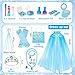 Frozen Makeup & Dress Up Toys for Girls Ages 3 4 5 6 Kids Makeup Kit Princess Real Make up Pretend Play Toy Halloween Costumes Nail Polish Set Birthday Gifts for Girls Toddlers 3-5 4-7 6-8 Year Old