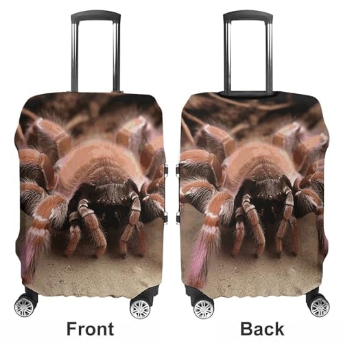 Large Mexican Pink Tarantula Luggage Cover, Washable Elastic Suitcase Cover Protector Fit 18-32 Inch Luggage3
