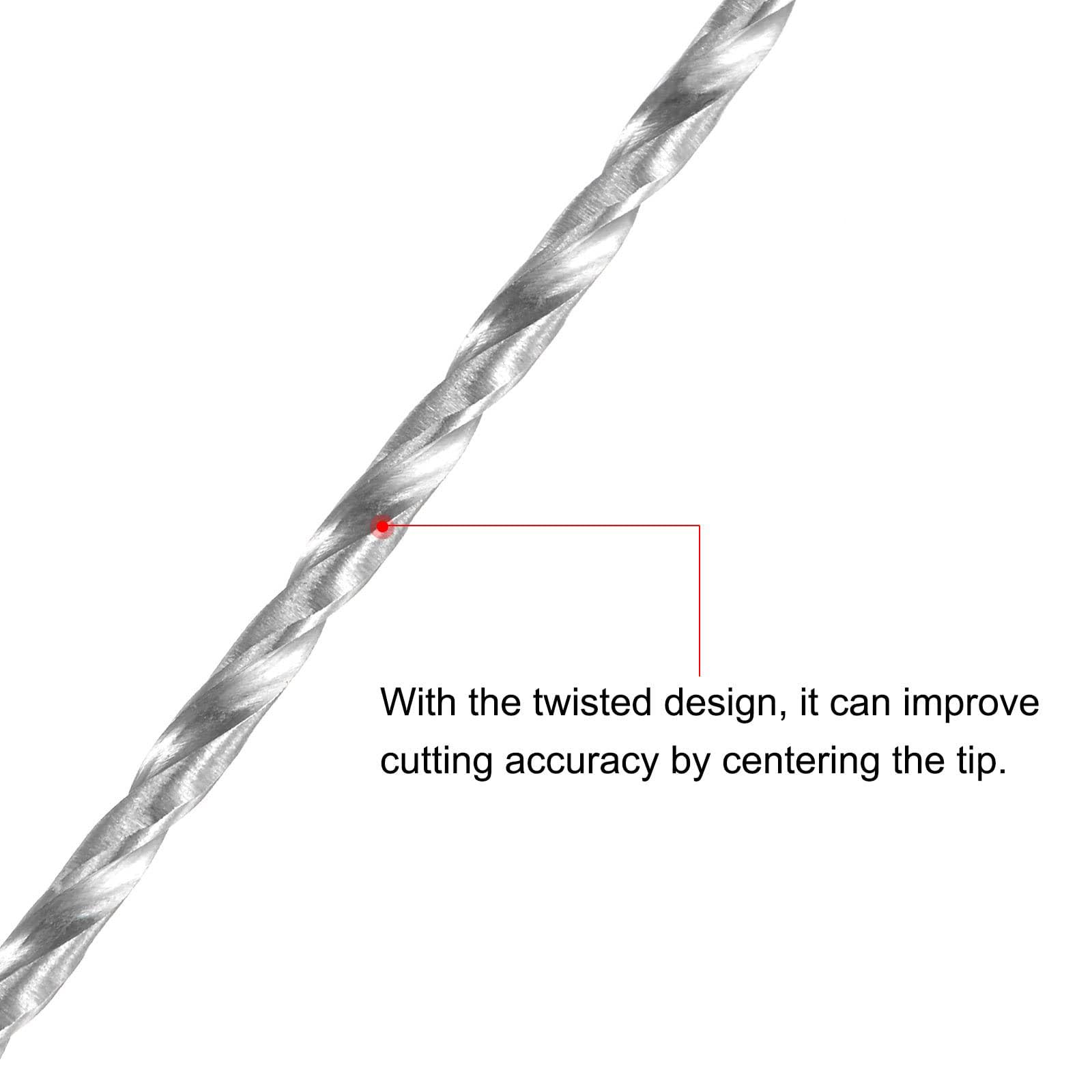 TA-VIGOR 4Pcs 2mm Extra Long Twist Drill Bits - Image 4