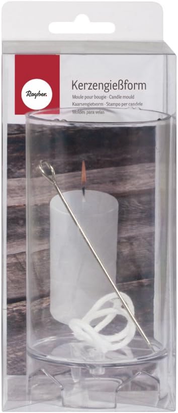 Rayher Candle Mould, 17.8 x 7.7 x 7.7 cm