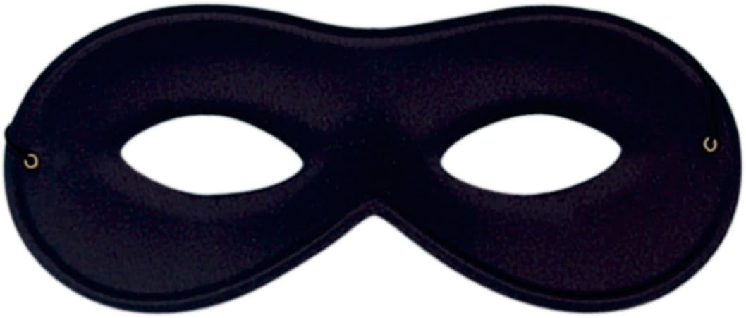 HENBRANDT Eyemask Eye Mask Satin Black for Fancy Dress Masquerade Accessory
