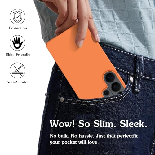 Puxssul Super Thin Case for Samsung Galaxy S26 Ultra 5G, [Matte Finish] Ultra Slim Anti-Scratch Skin Friendly Hard PC Back, Lightweight Minimalist Protective Phone Cover for Galaxy S26 Ultra (Orange) by Puxssul - Used condition - Image 7