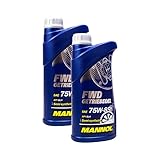  2X MANNOL MN8101-1 FWD Getriebeoel Schaltgetriebe 75W-85 API GL 4 1L