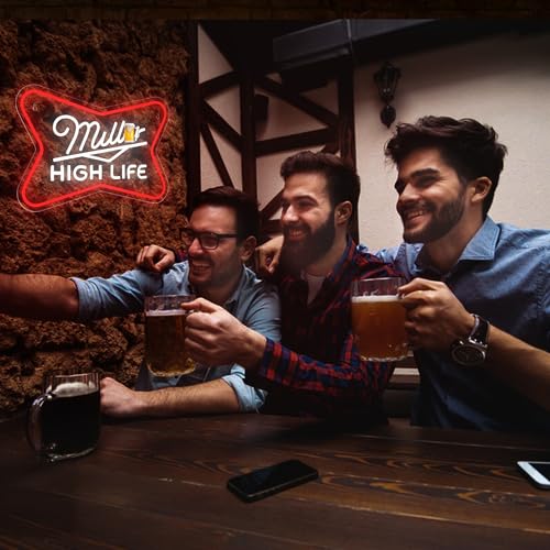 Image of Beer Neon Sign for Wall Decor Beer LED Neon Lights for Home Bar Man Cave Garage Pub Bar Party Game Room Hotel Bedroom Birthday Gifts USB Powered