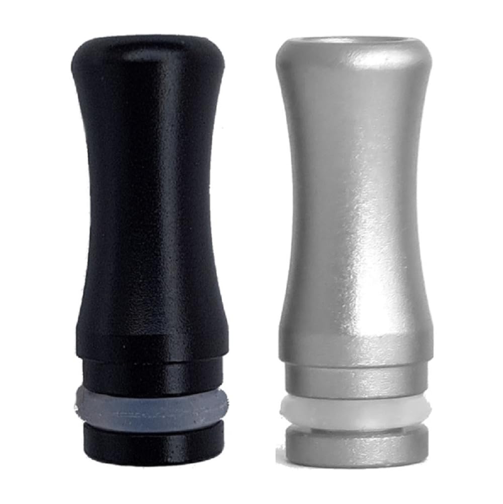 ATST 2 Pack 510 Concave Shaped Aluminium Vape Drip Tip Mouthpiece Mouthtip