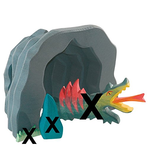 Grotte du dragon Kinderkram Ostheimer 5540409 l'excellence du bois