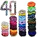 Produktbild 40 PCS Haargummi, Pferdeschwanz Haarband Bunte Haargummis Elastisches Gummibänder Haarbänder Scrunchies Haar Band Aus Samt für Damen Oder Mädchen Haarschmuck JAANY, 40 Farben