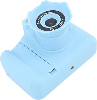 Câmera digital HD Mini SLR infantil, tela IPS, câmera fotográfica digital infantil de alta definição de 2,8 polegadas, 12 idiomas para crianças (azul)