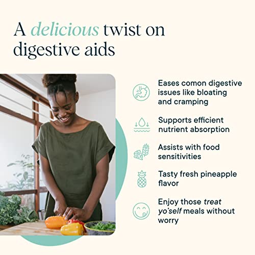 Ora Organic Multi-Enzyme Supplement - Vegan, Gluten Free Enzymes For Digestion With Probiotics & Prebiotics For Gut Health, Bloating, Constipation And Gas Relief - Pineapple Flavor, 30 Servings #TOP2