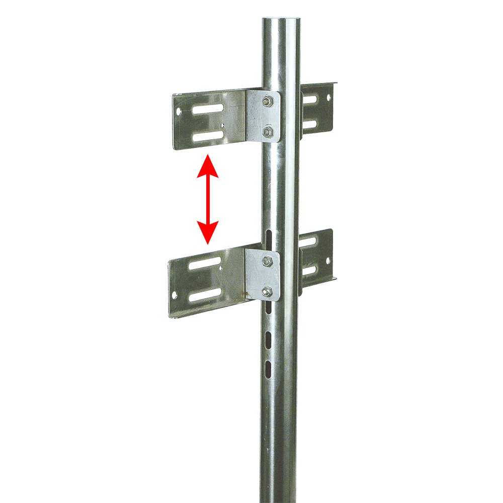 Rottner Support de boîtes aux lettres en acier inoxydable