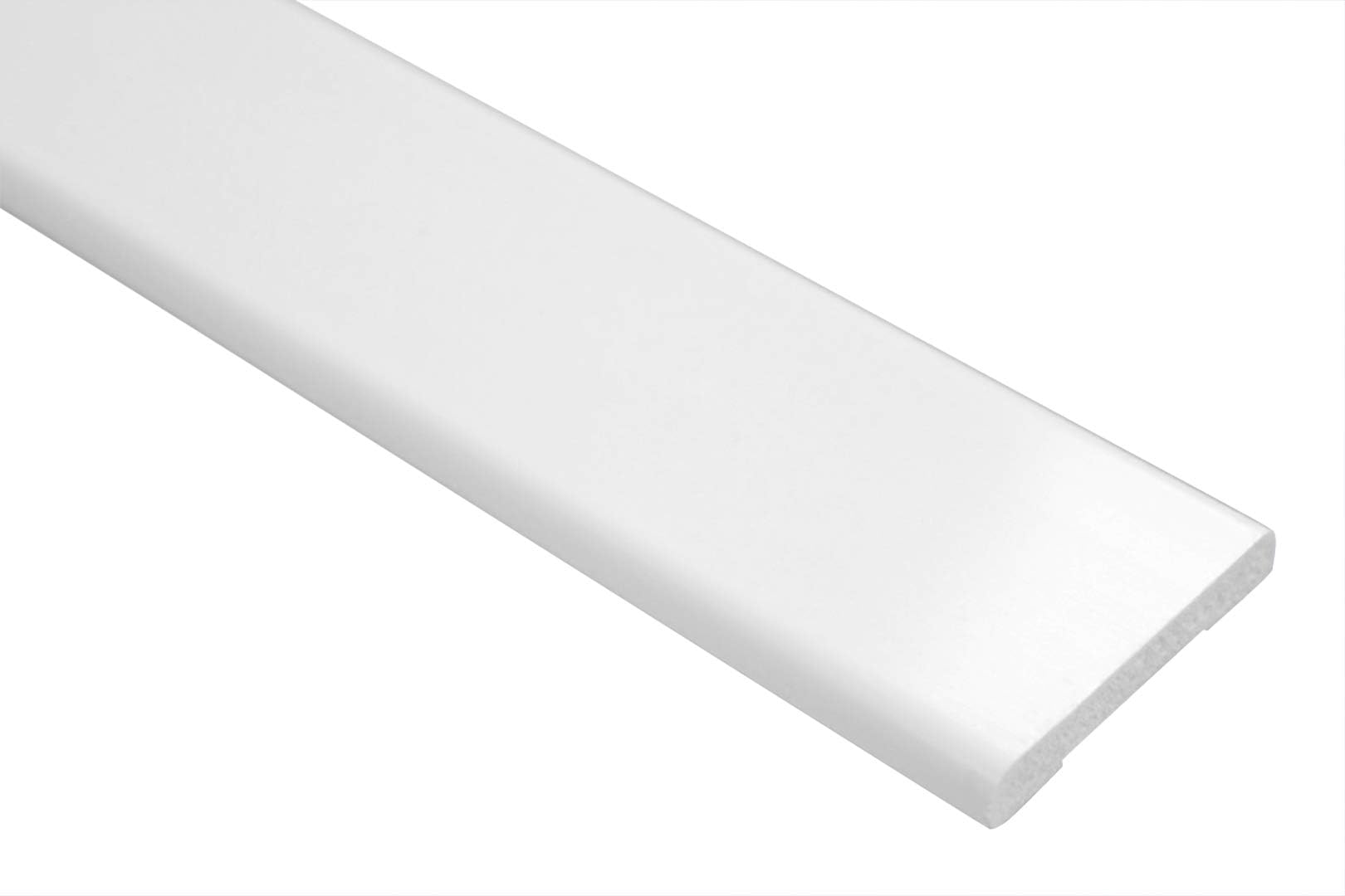 2 Meters PVC Plastic Low Profile Flat bar Smooth Shockproof 6x40mm, F01