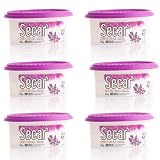 Secar Antimofo Kit 6 unidade 80g Lavanda Desumidificador Compacto Guarda Roupa Armário Gavetas Elimina Odor e Umidade