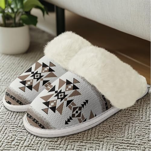 Memory Foam Women's House Slippers Warm Winter House Shoes Comfy Indoor Fuzzy Home Slippers4