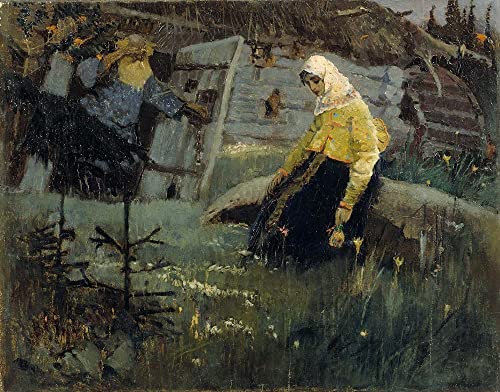Affiches et gravures Le philtre d'amour poster de Mikhail Nesterov en toile 60x90cm