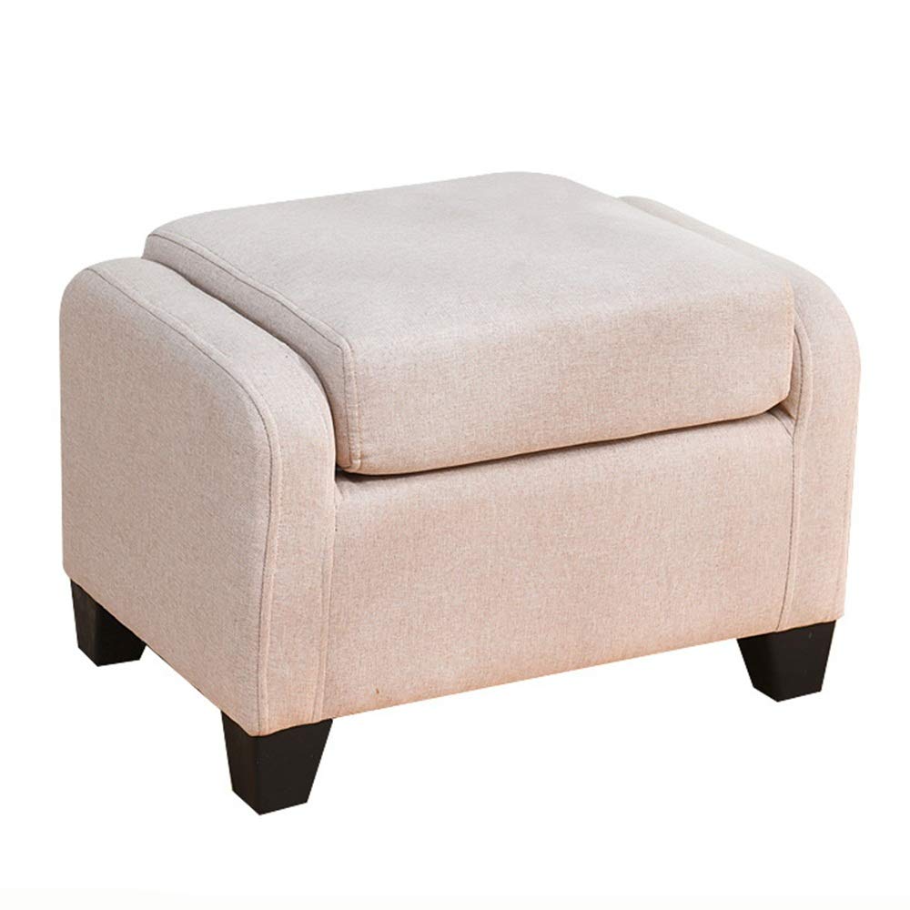 Tabouret de canapé confortable respirant avec housse amovible et lavable