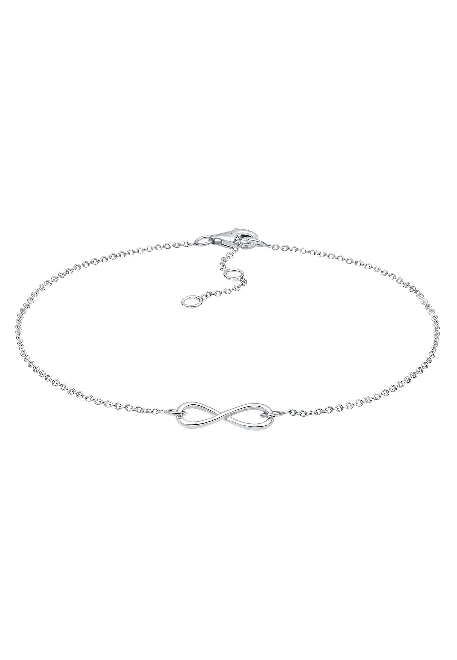 Elli Women's 925 Sterling Silver Infinity Anklet of Length 25 cm