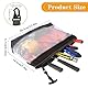oruola Small Tool Zipper Pouch,Transparente Werkzeugtasche für Herren,Kleine Elektriker-Werkzeugtasche mit Reißverschluss,Transparentes PVC Material wasserdichte Werkzeugtasche für Männer