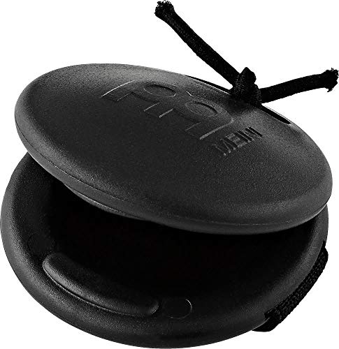 Meinl Percussion PCRC1BK Plastic Cajon Ring Castanet, Black