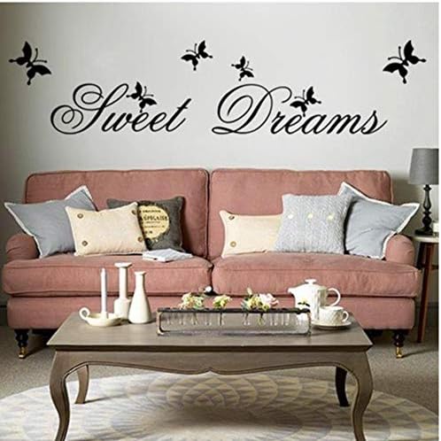 TOSSPER Sweet Dreams DIY Removable Art Vinyl Quote Wall Sticker Decal ...