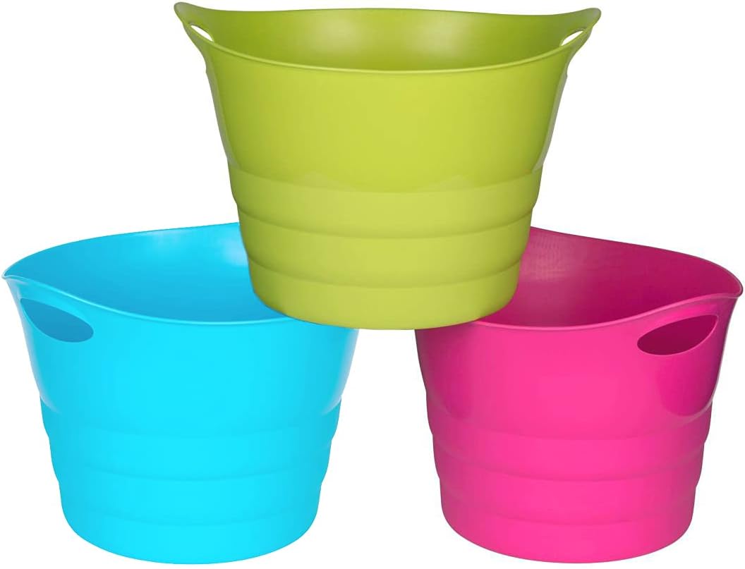 Set of 2 x 42 Litre Multi-Purpose Baskets - Flexible and Heavy Duty