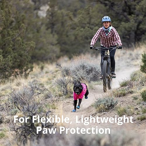 RUFFWEAR Hi & Light Dog Shoes, Pair, Premium Dog Boots, Breathable Trail Shoes with Grip, Dog Running Shoes & Climbing Shoes or for Injured Paws, Protection for Hot or Cold Weather, 7cm, Blue Pool
