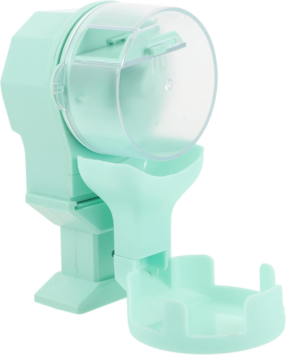 Cabilock Automatic Reptile Feeder Bowl 100ml Capacity with Timer Large Volume Food Dispenser for Bearded Dragon Turtle Tank Feeding