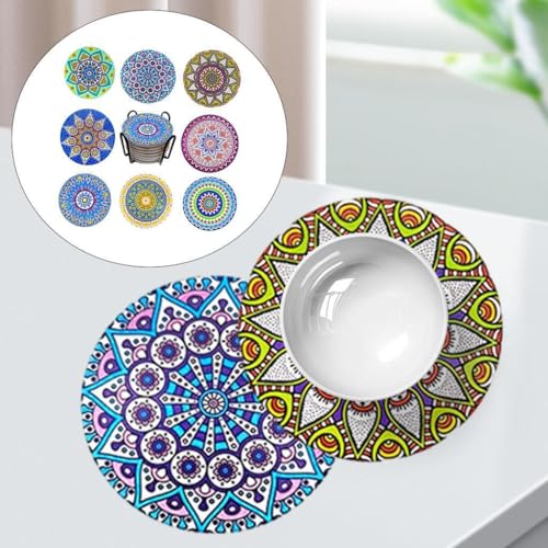 Collection de verres absorbants pour mariage et réception champêtre avec support - 6