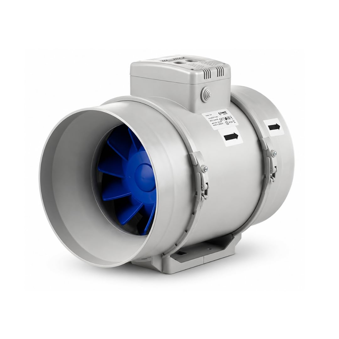 Blauberg TURBO-250 Mixed Flow In-Line Extractor Fan 250mm 177W