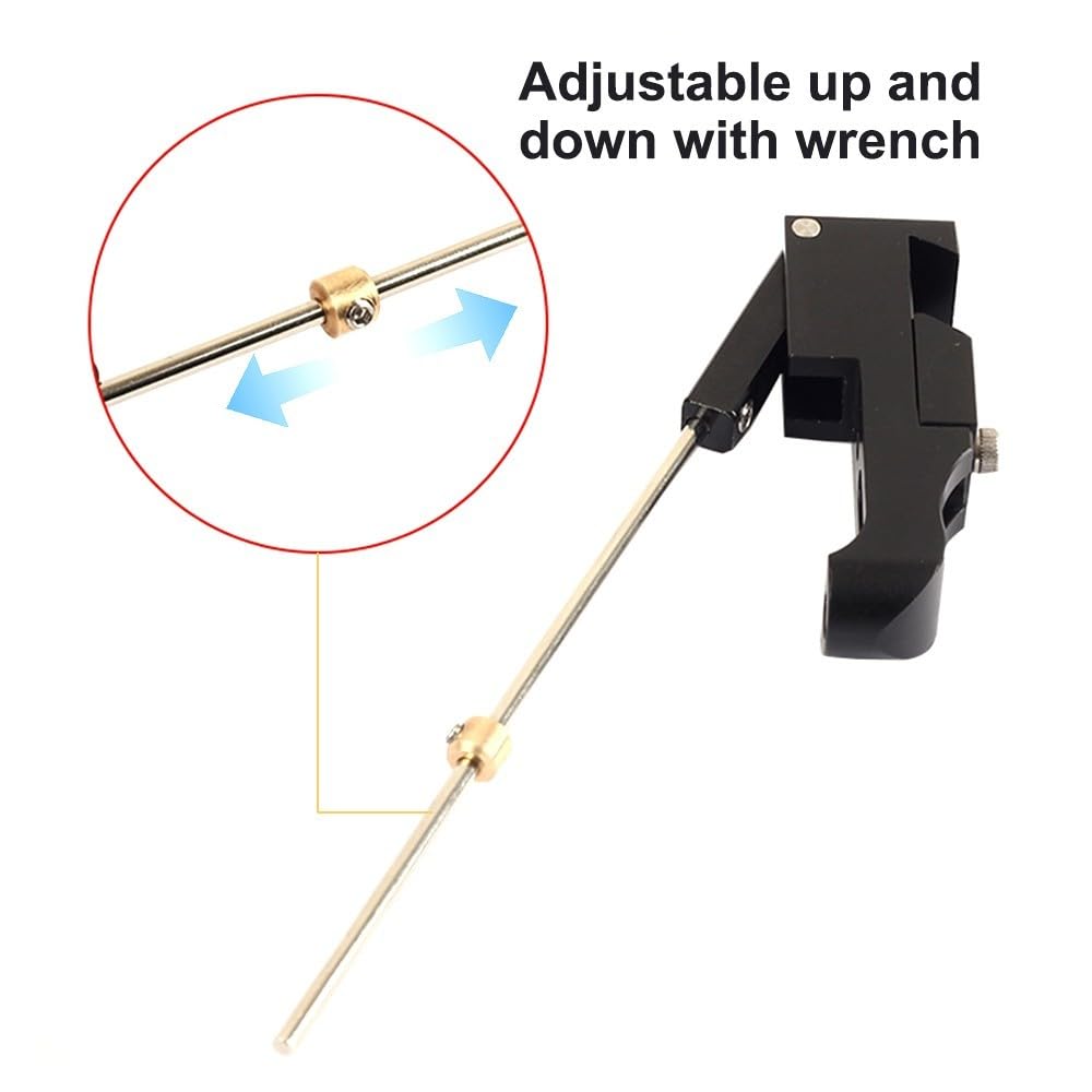 DONGKER Juego de clicker de flecha con arco, juego de clicker de arco recurvo ajustable, clicker de arco recurvo para tiro con arco