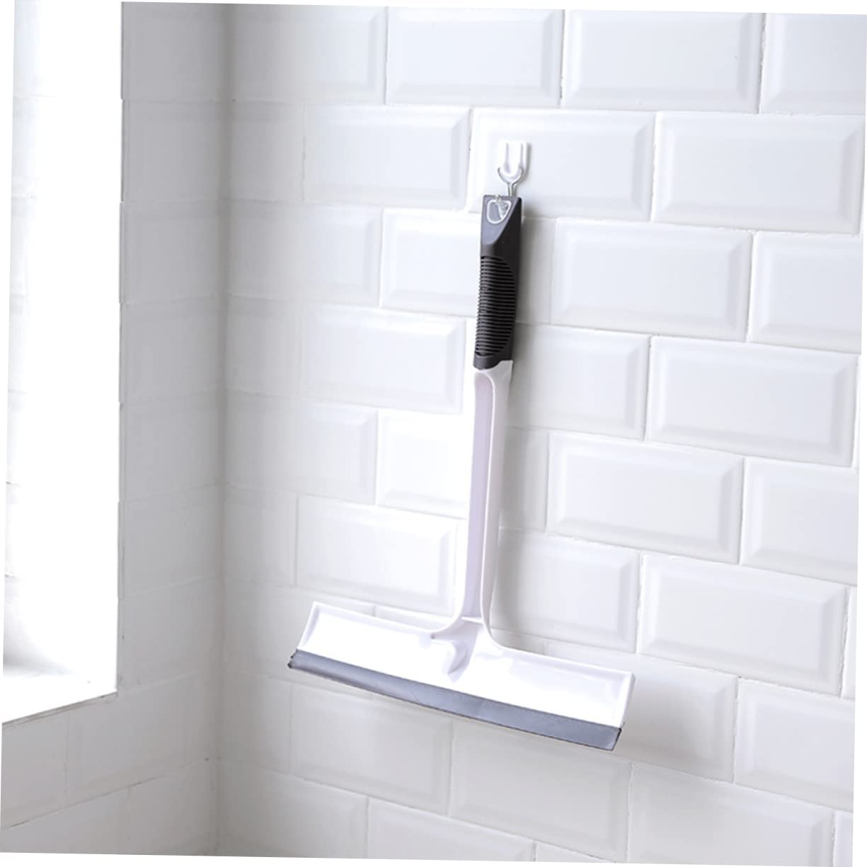 Mobestech 2piezas Rasqueta Limpiacristales Mango Ergonómico para Ventanas y Espejos Herramienta De Limpieza para Hogar y Oficina para Eliminar Agua y Suciedad